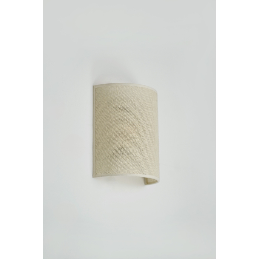 Brilagi - Zidna lampa SEMI 1xE27/15W/230V kremasta