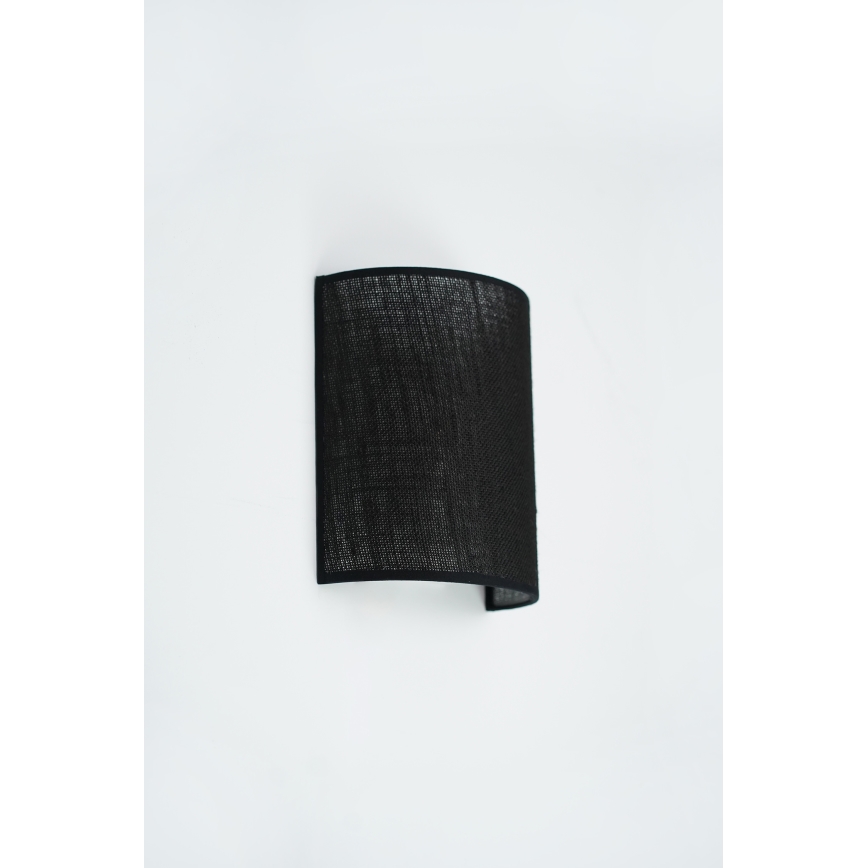 Brilagi - Zidna lampa SEMI 1xE27/15W/230V pr. 20 cm crno