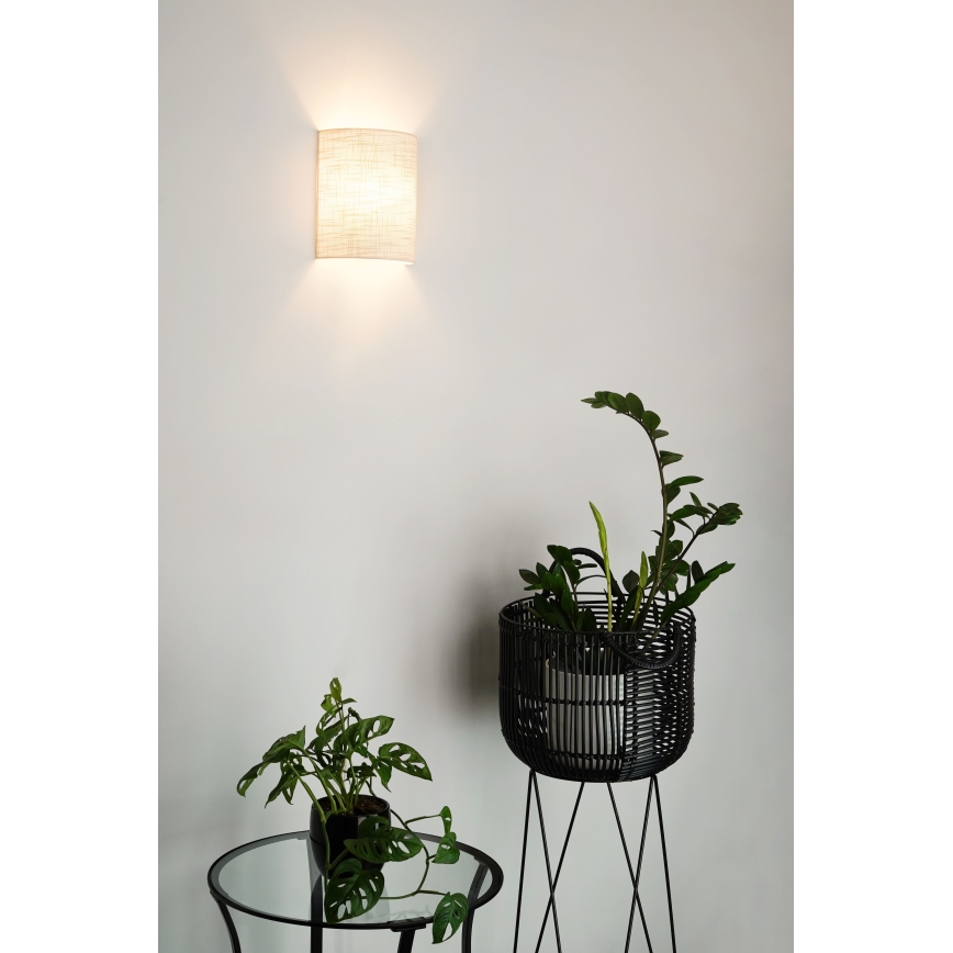 Brilagi - Zidna lampa SEMI 1xE27/15W/230V pr. 20 cm sivo
