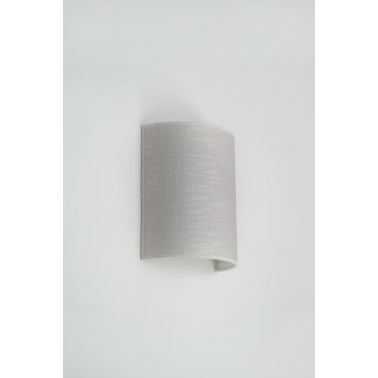 Brilagi - Zidna lampa SEMI 1xE27/15W/230V pr. 20 cm sivo