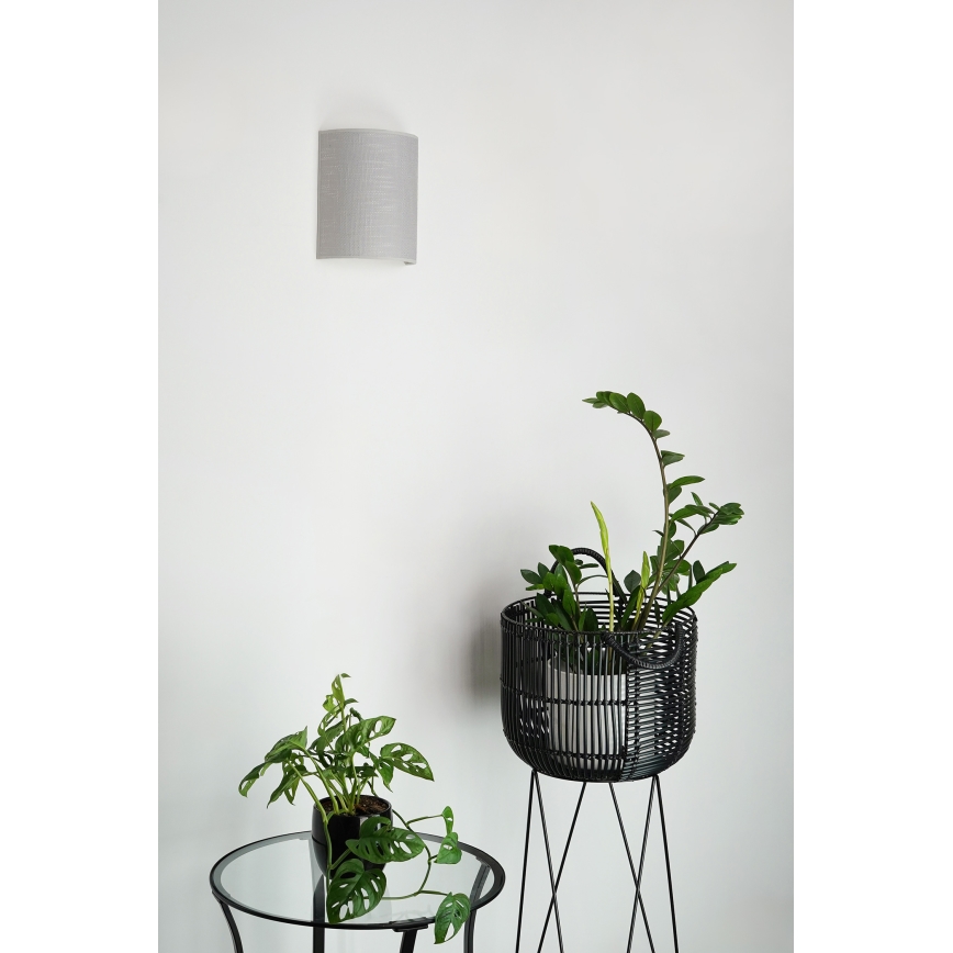 Brilagi - Zidna lampa SEMI 1xE27/15W/230V pr. 20 cm sivo