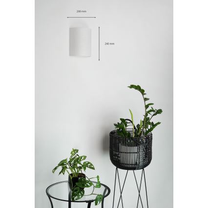 Brilagi - Zidna lampa SEMI 1xE27/15W/230V pr. 20 cm svetlosiva