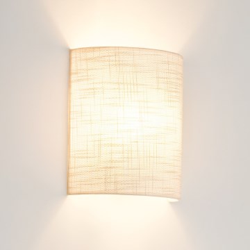 Brilagi - Zidna lampa SEMI 1xE27/15W/230V sivo