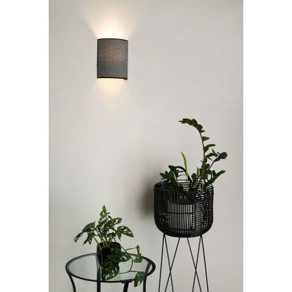 Brilagi - Zidna lampa SEMI 1xE27/15W/230V sivo