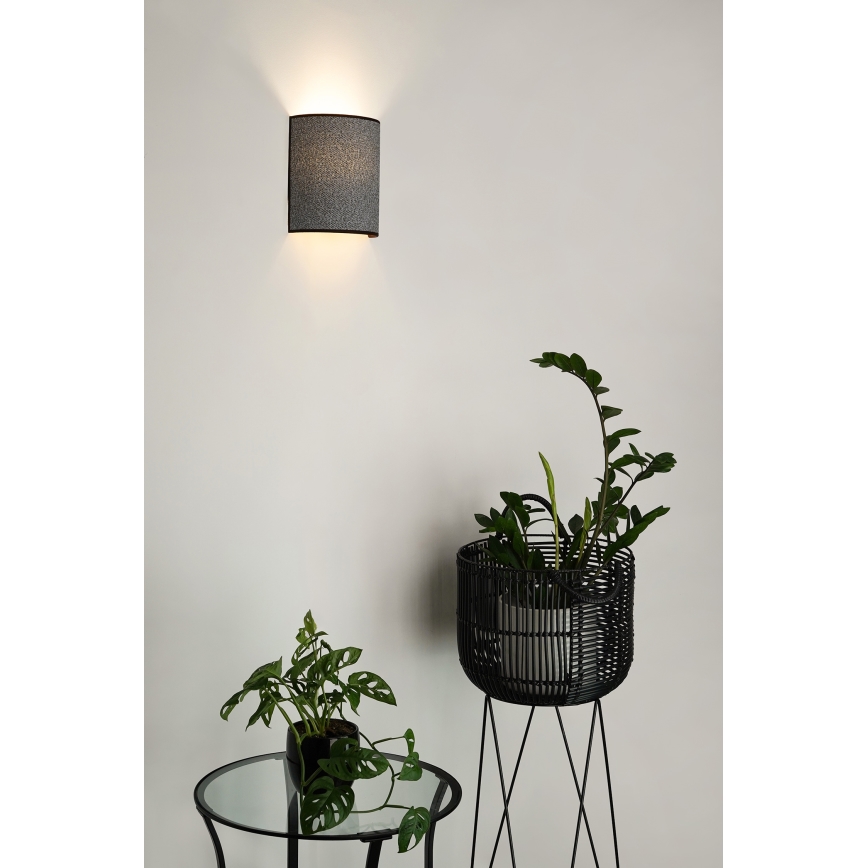 Brilagi - Zidna lampa SEMI 1xE27/15W/230V sivo