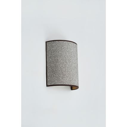 Brilagi - Zidna lampa SEMI 1xE27/15W/230V sivo