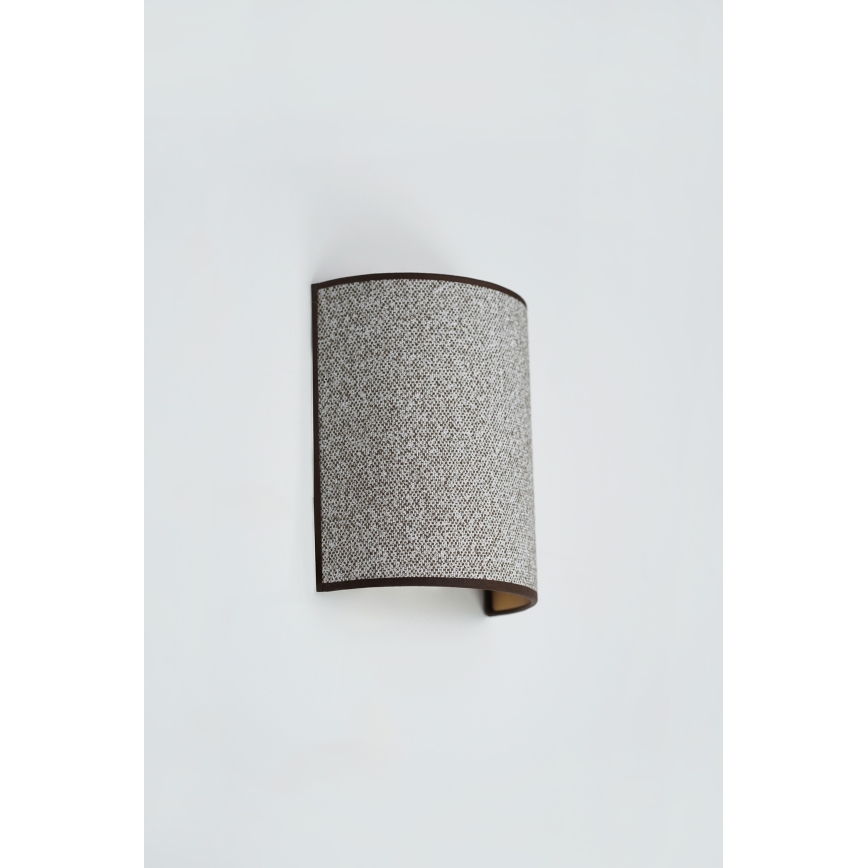 Brilagi - Zidna lampa SEMI 1xE27/15W/230V sivo