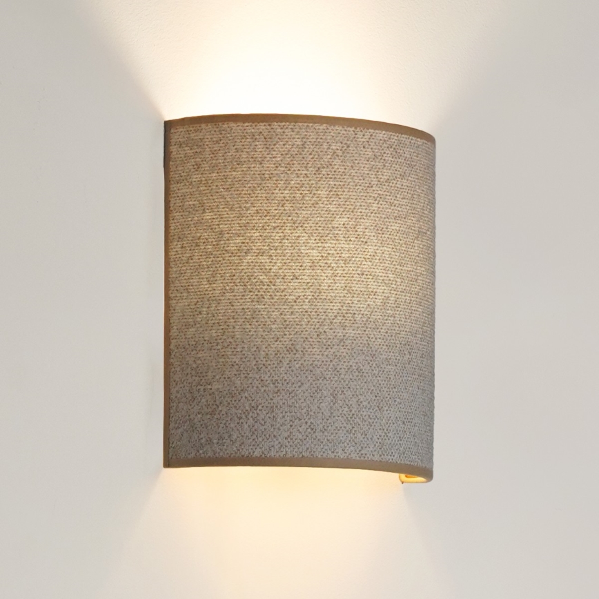 Brilagi - Zidna lampa SEMI 1xE27/15W/230V svetlosiva