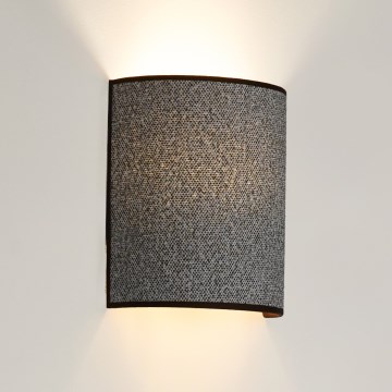 Brilagi - Zidna lampa SEMI CIRCLE 1xE27/15W/230V sivo