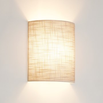 Brilagi - Zidna lampa SEMI CIRCLE 1xE27/15W/230V tamno siva