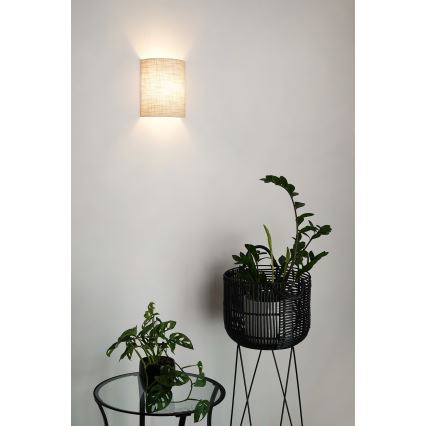 Brilagi - Zidna lampa SEMI CIRCLE 1xE27/15W/230V tamno siva