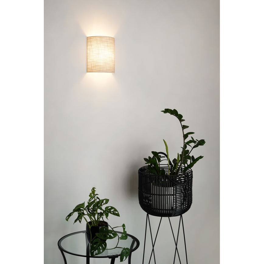 Brilagi - Zidna lampa SEMI CIRCLE 1xE27/15W/230V tamno siva