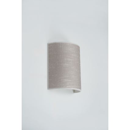 Brilagi - Zidna lampa SEMI CIRCLE 1xE27/15W/230V tamno siva