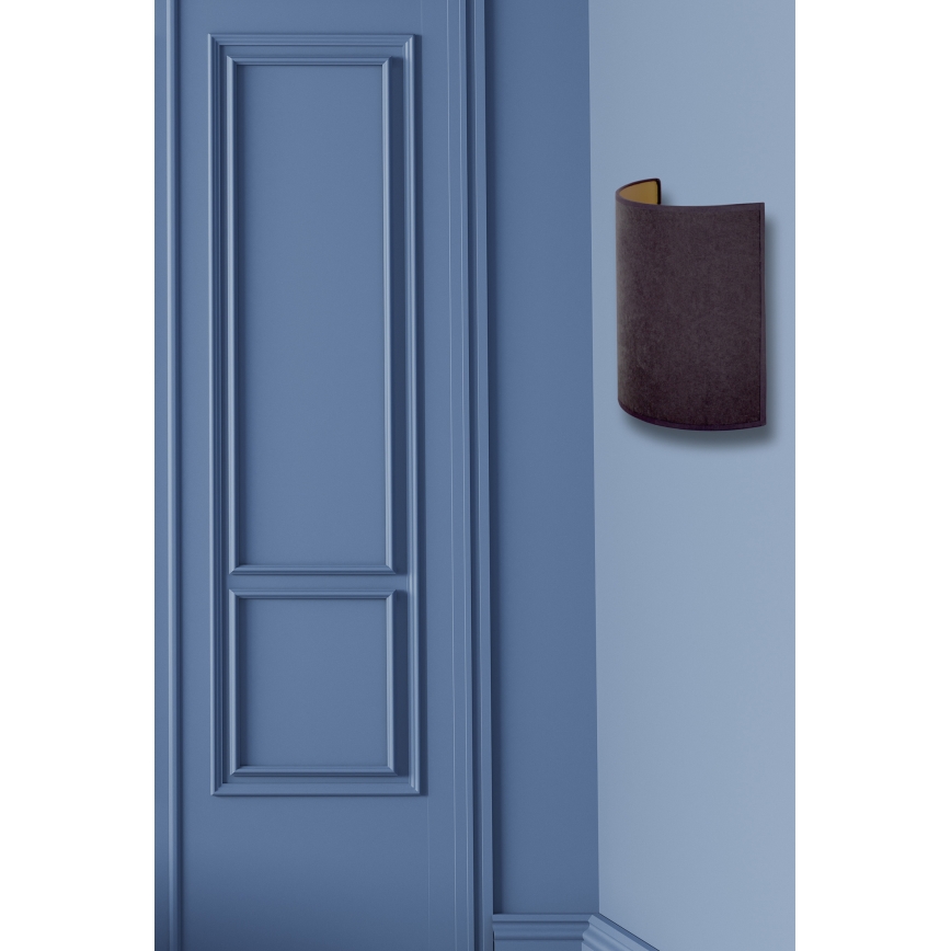 Brilagi - Zidna lampa VELVET 1xE27/40W/230V sivo