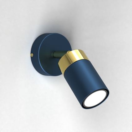 Brilagi - Zidna r. lampa POKER 1xGU10/25W/230V plava/zl.