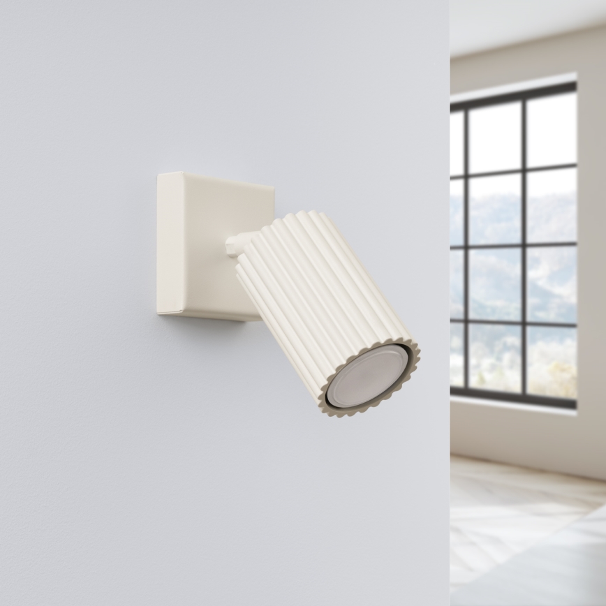 Brilagi - Zidna reflektorska lampa CRESTO 1xGU10/10W/230V kremasta