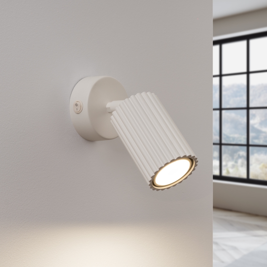 Brilagi - Zidna reflektorska lampa CRESTO 1xGU10/10W/230V kremasta