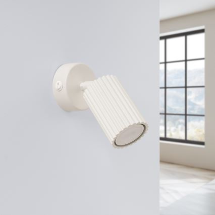 Brilagi - Zidna reflektorska lampa CRESTO 1xGU10/10W/230V kremasta