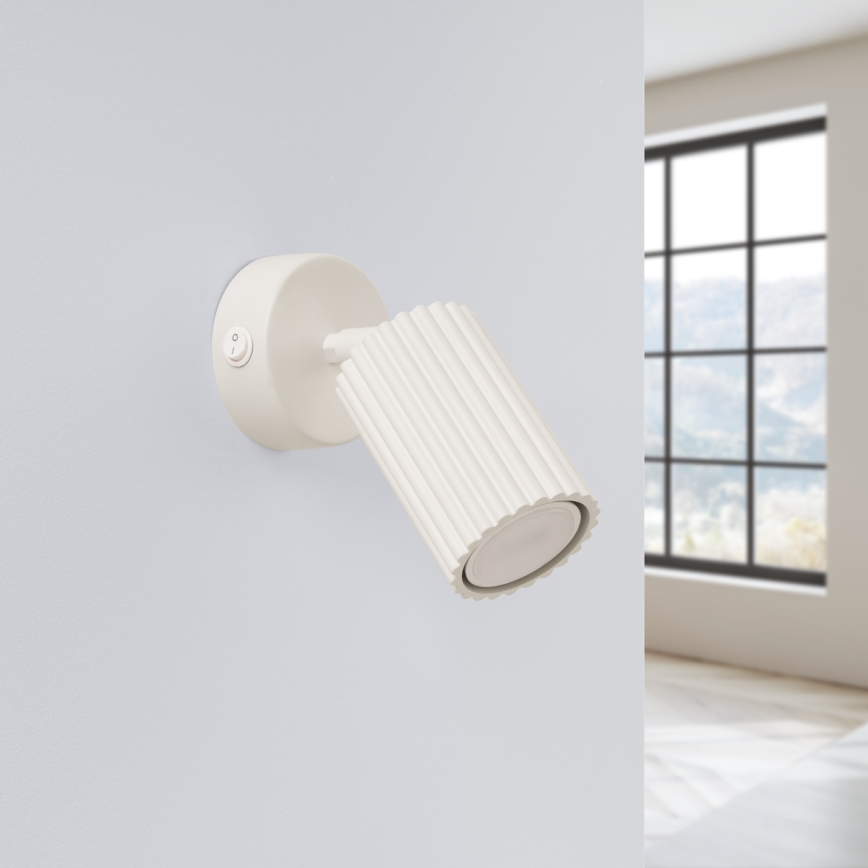 Brilagi - Zidna reflektorska lampa CRESTO 1xGU10/10W/230V kremasta