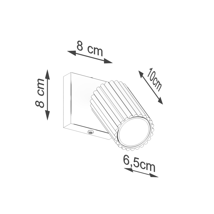 Brilagi - Zidna reflektorska lampa CRESTO 1xGU10/10W/230V zlatna