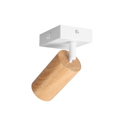 Brilagi - Zidna reflektorska lampa SELE 1xGU10/30W/230V bela/dekor hrasta