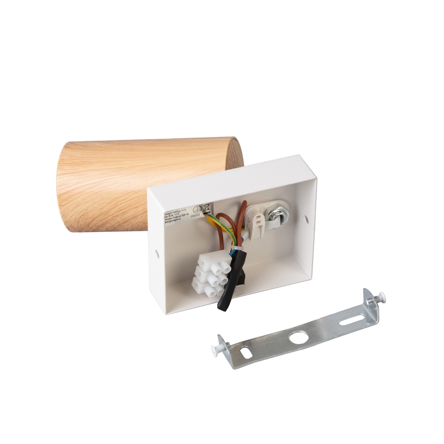 Brilagi - Zidna reflektorska lampa SELE 1xGU10/30W/230V bela/dekor hrasta