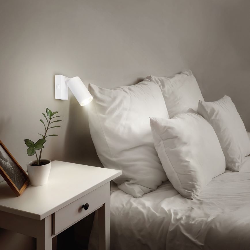 Brilagi - Zidna reflektorska lampa SELE 1xGU10/30W/230V bela