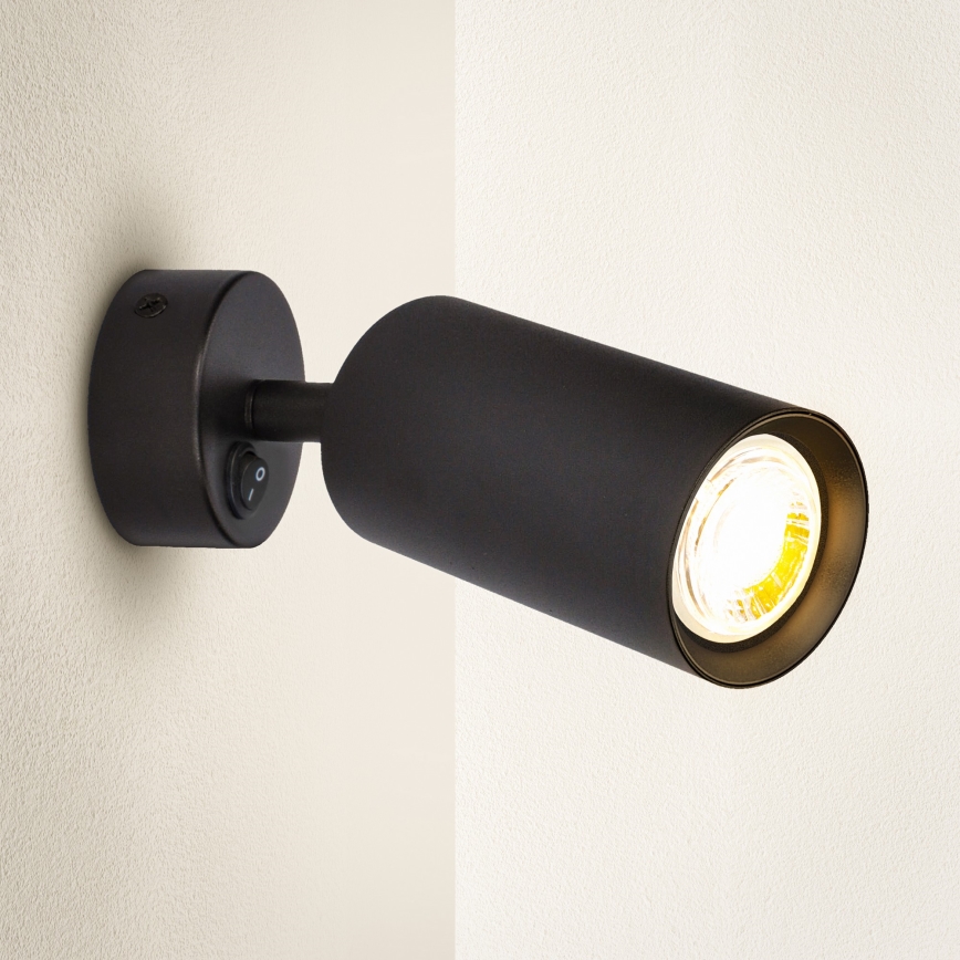 Brilagi - Zidna reflektorska lampa SELE 1xGU10/30W/230V crno