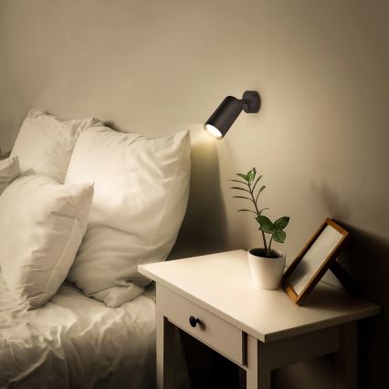 Brilagi - Zidna reflektorska lampa SELE 1xGU10/30W/230V crno