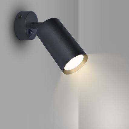 Brilagi - Zidna reflektorska lampa SELE 1xGU10/30W/230V crno