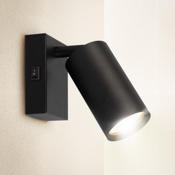 Brilagi - Zidna reflektorska lampa SELE 1xGU10/30W/230V crno