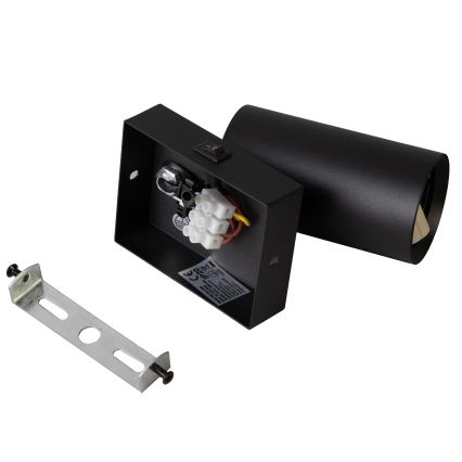 Brilagi - Zidna reflektorska lampa SELE 1xGU10/30W/230V crno