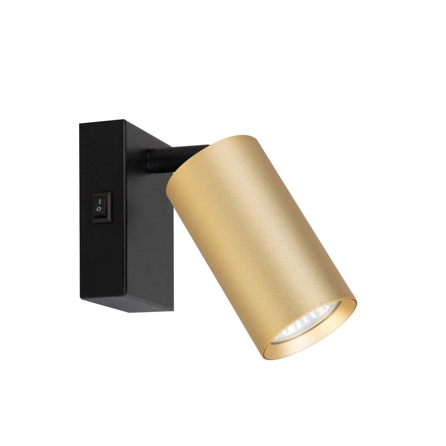 Brilagi - Zidna reflektorska lampa SELE 1xGU10/30W/230V crno/zlatna