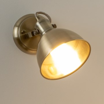 Brilagi - Zidna reflektorska lampa TECHNO 1xE27/60W/230V bronzana