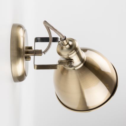 Brilagi - Zidna reflektorska lampa TECHNO 1xE27/60W/230V bronzana