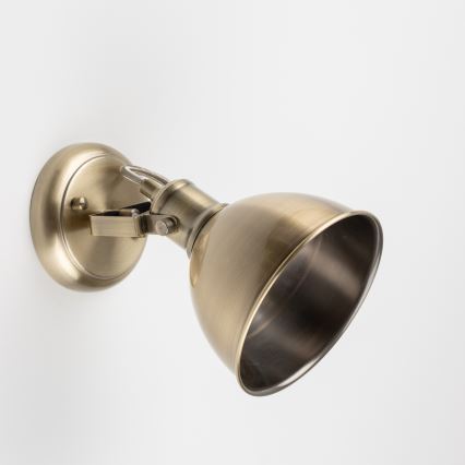 Brilagi - Zidna reflektorska lampa TECHNO 1xE27/60W/230V bronzana