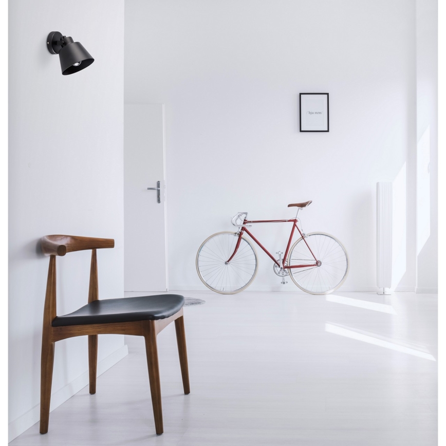 Brilagi - Zidna reflektorska lampa TECHNO 1xE27/60W/230V crno