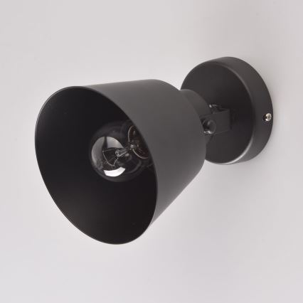 Brilagi - Zidna reflektorska lampa TECHNO 1xE27/60W/230V crno