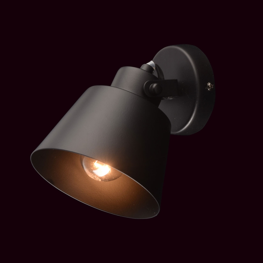 Brilagi - Zidna reflektorska lampa TECHNO 1xE27/60W/230V crno