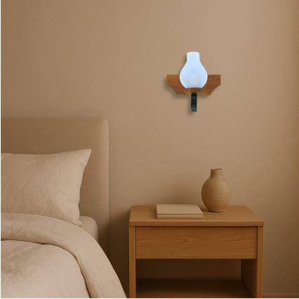 Brilagi - Zidna svetiljka QUEEN 1xE14/40W/230V bukva