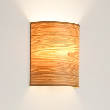 Brilagi - Zidna svetiljka SEMI 1xE27/15W/230V prečnik 20 cm braon