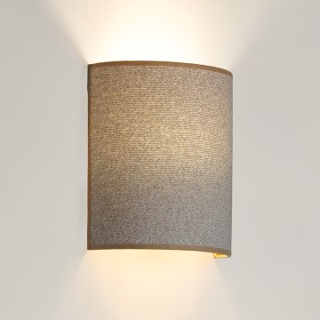 Brilagi - Zidna svetiljka SEMI 1xE27/15W/230V, prečnik 20 cm, svetlo siva