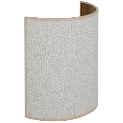 Brilagi - Zidna svetiljka SEMI 1xE27/15W/230V, prečnik 20 cm, svetlo siva