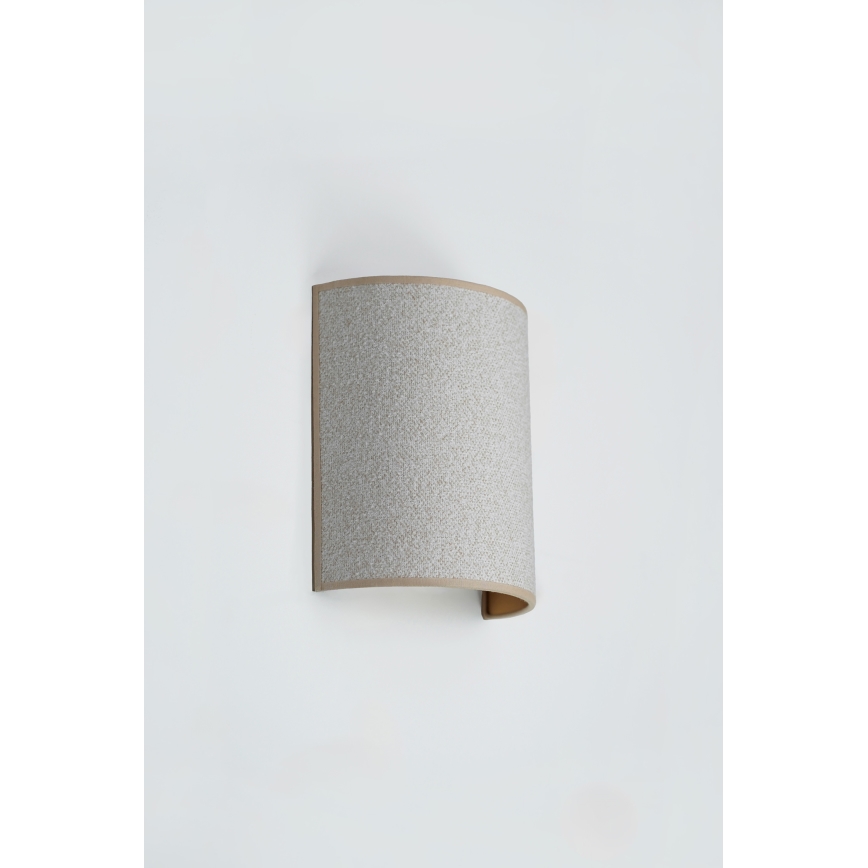 Brilagi - Zidna svetiljka SEMI 1xE27/15W/230V, prečnik 20 cm, svetlo siva