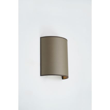 Brilagi - Zidno svetlo SEMI 1xE27/15W/230V, prečnik 20 cm, braon