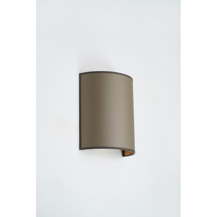 Brilagi - Zidno svetlo SEMI 1xE27/15W/230V, prečnik 20 cm, braon