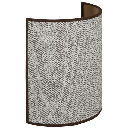 Brilagi - Zidno svetlo SEMI 1xE27/15W/230V prečnik 20 cm sivo