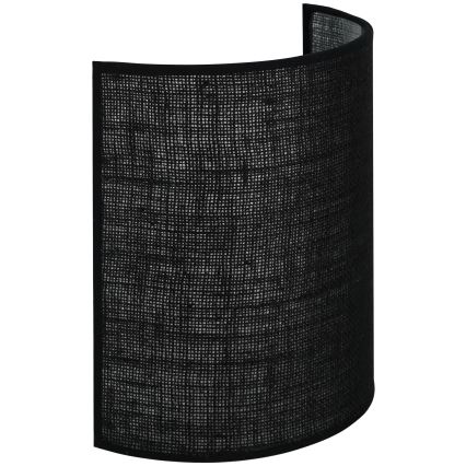 Brilagi - Zidno svetlo SEMI 1xE27/15W/230V prečnika 20 cm crna