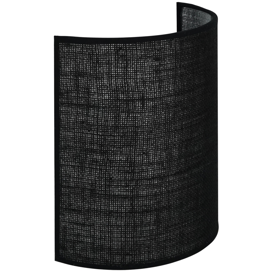 Brilagi - Zidno svetlo SEMI 1xE27/15W/230V prečnika 20 cm crna