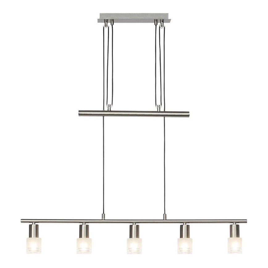 Brilliant - LED luster na sajli LEA 5xE14/4W/230V